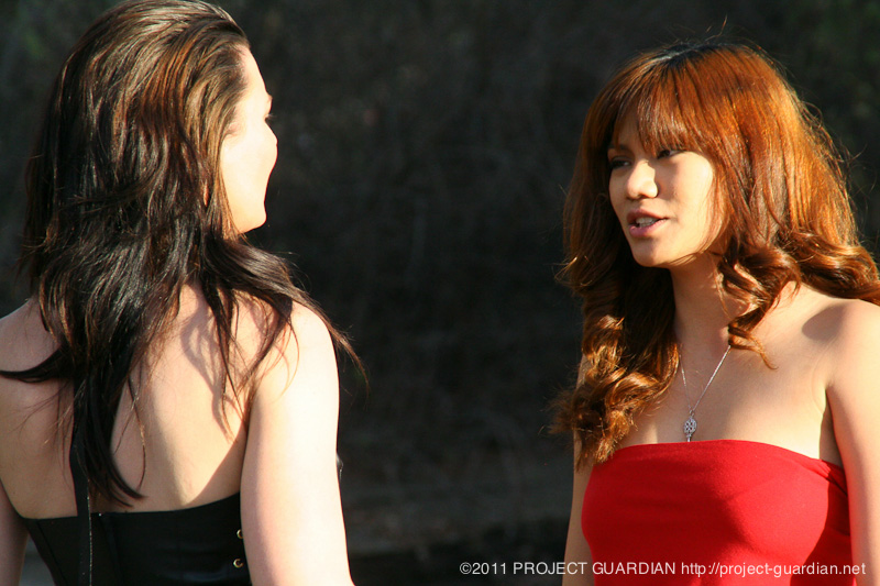 In between takes